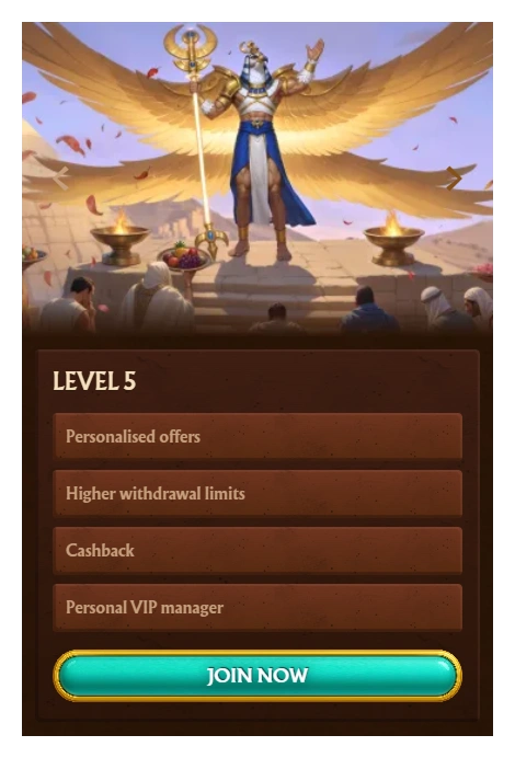 Amunra Casino Level 5 exclusive VIP manager premium rewards cashback benefits